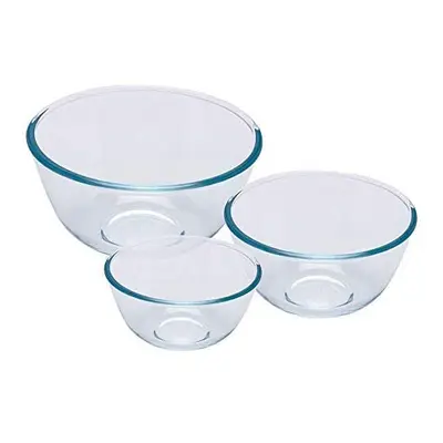 Pyrex Bowl Set, 0.5L/1.0L /2.0L, Piece