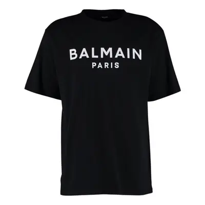 (XXL) Balmain Paris Classic Branded Logo Black T-Shirt