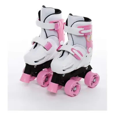 Sk8 Zone Unicorn Quad Skates Kids Roller Boots Pads Helmet Skate Set Size