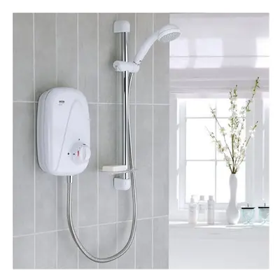 Mira Vigour Thermostatic Electric Shower White & Chrome Power 1.1532.353