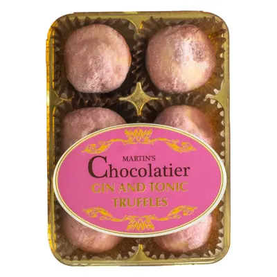 MARTIN'S CHOCOLATIER Gin & Tonic Truffles 78g (Pack of 6)