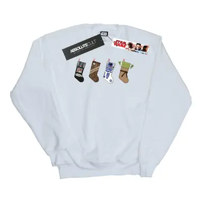 (XXL, White) Star Wars Mens Christmas Stockings Sweatshirt