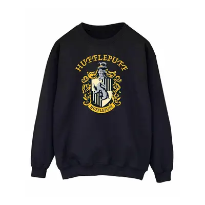 (S, Black) Harry Potter Womens/Ladies Hufflepuff Sweatshirt