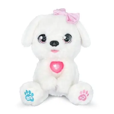 VTech Kosy the Kissing Puppy, Interactive Soft Toy, Kids Plush Toys for Sensory Play, Puppy Cudd