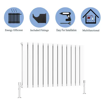 (White, 600*884mm ?double?) Flat Panel Column Radiator