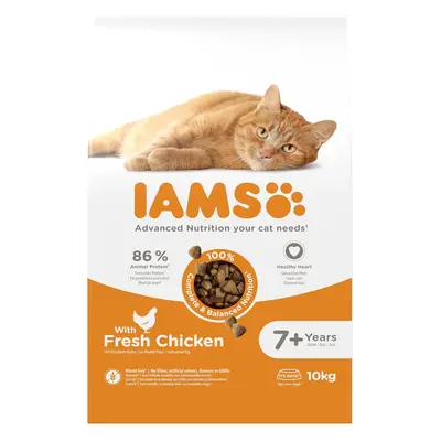 IAMS Complete Dry Cat Food for Senior 7+ Cats with Chicken kg