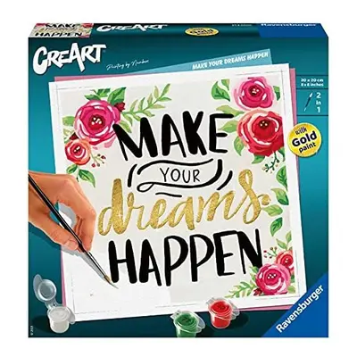 Ravensburger CreArt Make Your Dreams Happen Paint by Numbers for Adults Years Up - Painting Arts