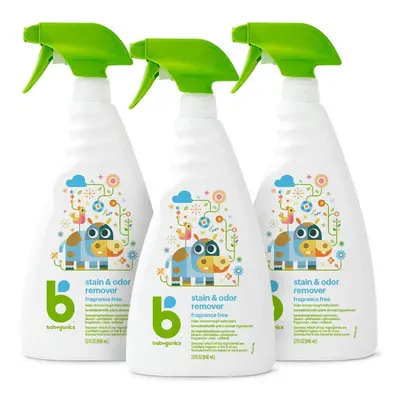 Babyganics Stain & Odor Remover Fragrance Free oz (Pack of 3) Pa