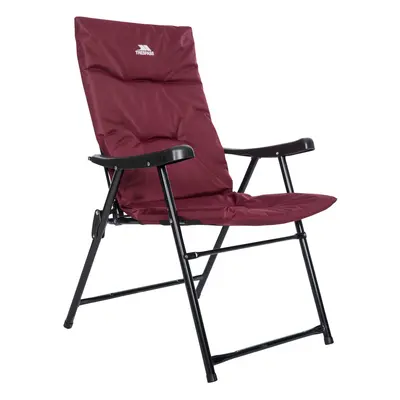 (EACH, Maroon) Trespass Folding Deck Chair Padded Garden Paddy