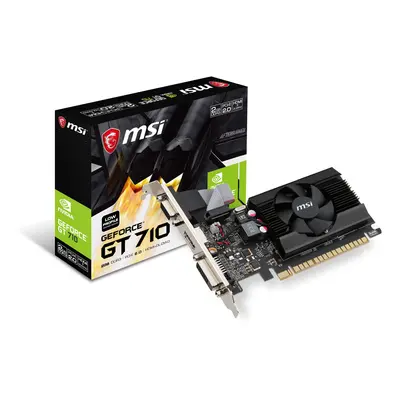 MSI GAMING GeForce GT 2GB GDRR3 64-bit HDCP Support DirectX OpenGL 4.5 Heat Sink Low Profile Gra