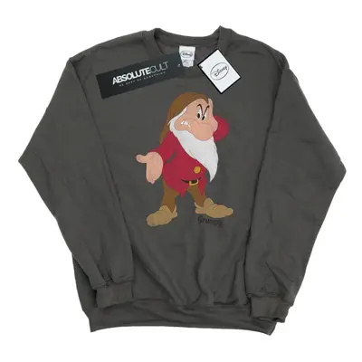 (L, Charcoal) Disney Mens Classic Grumpy Sweatshirt