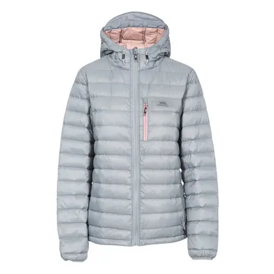 (16, Platinum) Trespass Womens Down Jacket Hooded Coat Arabel