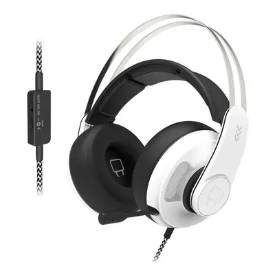 Venom Sabre Multi-Format Gaming Headset - White (PS5, Xbox Series X & S, PS4, Xbox One, PC)