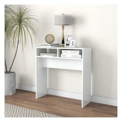 vidaXL Console Table High Gloss White Chipboard Home Couch End Side Hall Table