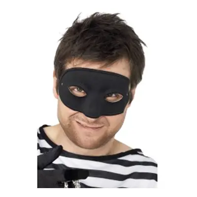 Smiffys Unisex Burglar Eyemask - eyemask burglar fancy dress accessory unisex smiffys cops robbe