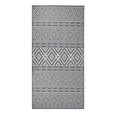 (blue stripes, x cm) vidaXL Outdoor Flatweave Rug Patio Garden Runner Mat Area Rug Floor Carpet