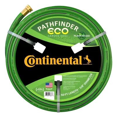 Continental Pathfinder ECO Green Garden Hose 58in Inside Diameter x 50ft Length Male x Female Ga