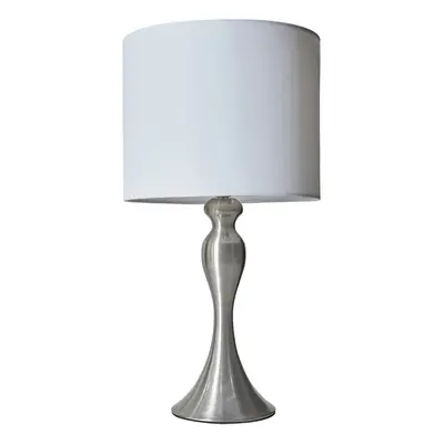 Brushed Chrome Table Lamp