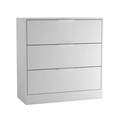 (80cm White) 60/80cm Chest of Drawers Compact Storage Bedside Cabinet Furniture