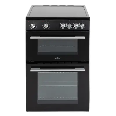 Willow 68L Electric Cooker, Twin Cavity Ceramic Hob WT60CCB