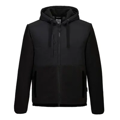 (L, Black) Portwest Mens KX3 Borg Fleece Jacket