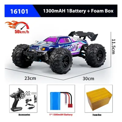 (as the picture, purple) 4x4 Remote Control Car 16101pro/16102pro Brushless 4wd 70km/h 2.4g Rc C