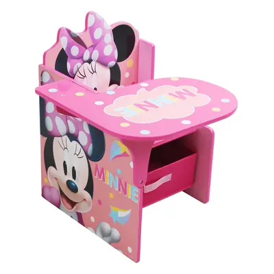 Disney Minnie Mouse Chair Desk with Storage Bin by Nixy Children