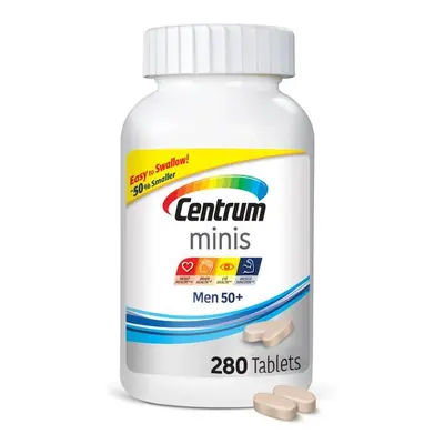 Centrum Minis Men 50+ (280 Count) Multivitamin/Multimineral Supplement Tablets