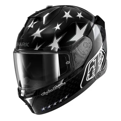 (L) Shark x Troy Lee Designs Skwal i3 Full Face Helmet US Flag Black / Anthracite