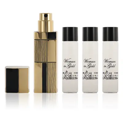 By Kilian Woman In Gold Gift Set X 7.5ml EDP Refill + Travel Spray