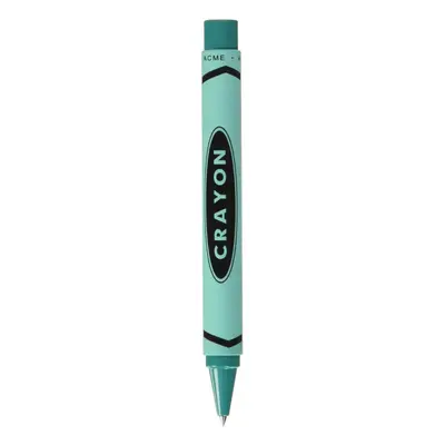 ACME Studios Crayon - Teal Retractable Roller Ball Pen by Adrian Olabuenaga (PACME3TLRR)