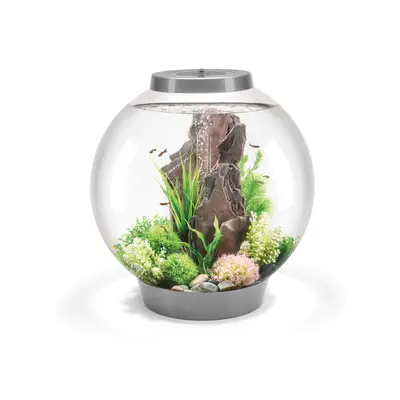 BiOrb Classic 105L Aquarium in Silver with MCR LED Lighting with Stand