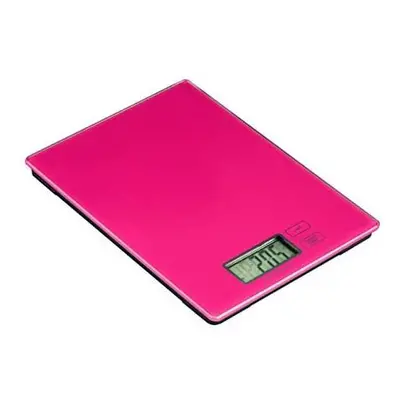 Premier Housewares Glass Kitchen Scale - Hot Pink