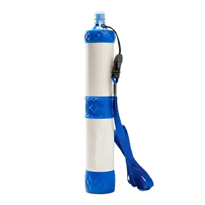 (White) 1000L Water Filter Portable Purifier Cleaner Emergency Camping Travel Safety Survival Hy