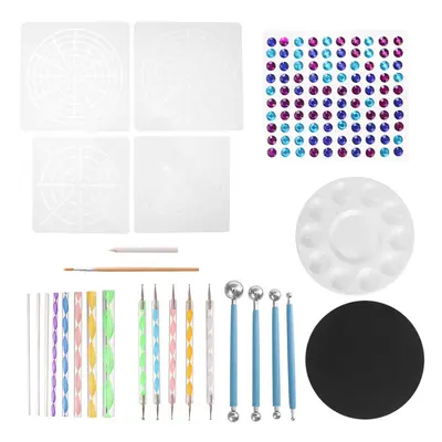 26Pcs Mandala Dotting Tools Set Kit Painting Rocks Stone Art Pen Polka Dot Template Cosmetic