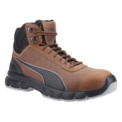 (Brown, 6.5 (Adults')) Puma Safety Condor Mid Nubuck Brown Safety Boots