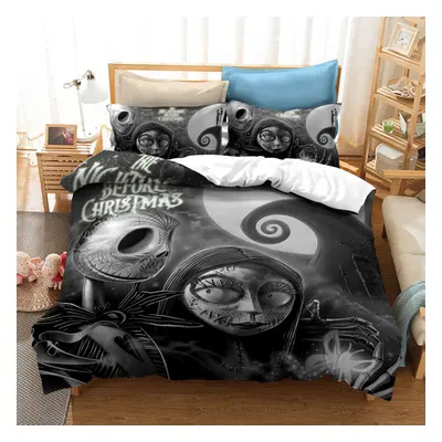 (Pattern 07, King) The Nightmare Before Christmas Bedding Single Double King Duvet Cover UK