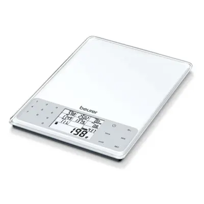 Beurer DS61 Nutritional Analysis Digital Scale Saved Foods up to 5kg White