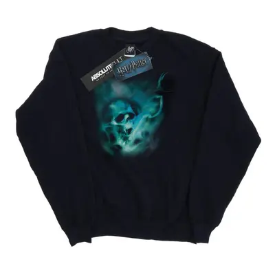 (S, Black) Harry Potter Womens/Ladies Voldemort Dark Mark Mist Sweatshirt