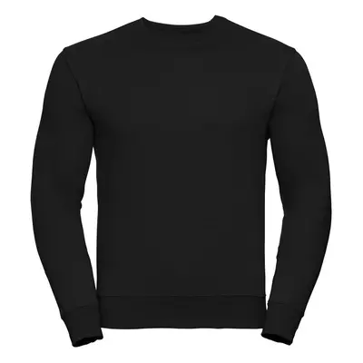 (4XL, Black) Russell Mens Set-in Sweatshirt