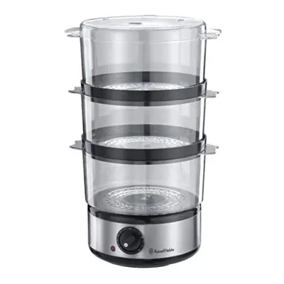 Russell Hobbs Food Collection Compact Food Steamer 14453, L - Brushed Stainless Steel