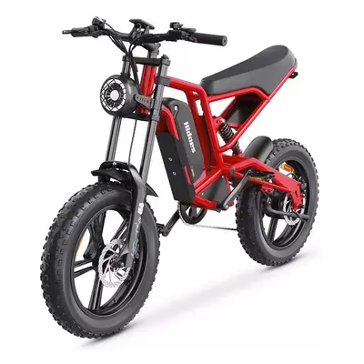 Hidoes B6 20" Mountain Electric Bike 1200W 48V 15.6Ah Battery E-Bike