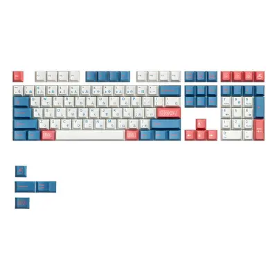 112 Keys Keycap Set Cherry Profile PBT Sublimation Japanese Keycaps for Mechanical Keyboards