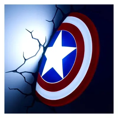 Marvel Captain America Shield 3D Wall Light