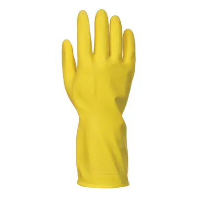 (8, Yellow) Portwest Unisex Adult A800 Latex Gloves (Pack of 240)