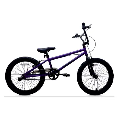 (Matt Purple ) Tiger BMX Bike UC X-UP Unisex Junior Stunt Bicycle 20" Wheel Speed