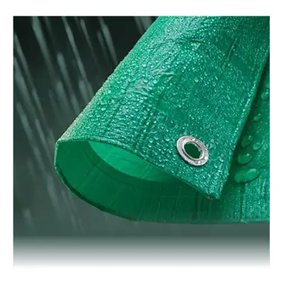 (10M x 10M, 2) Economy Green Waterproof Tarpaulin Sheet Tarp Cover With Eyelets