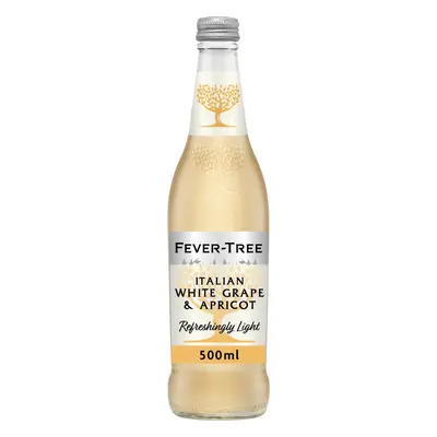 FEVER-TREE Refreshingly Light White Grape & Apricot 500ml (Pack of 8)