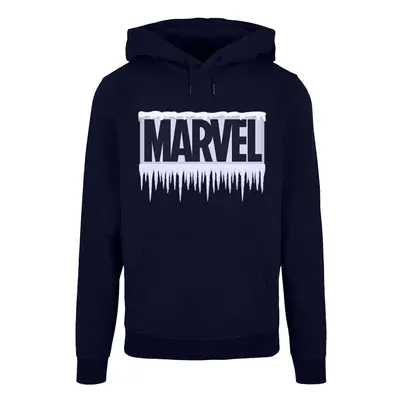 (M, Navy Blue) Marvel Womens/Ladies Icicle Logo Hoodie