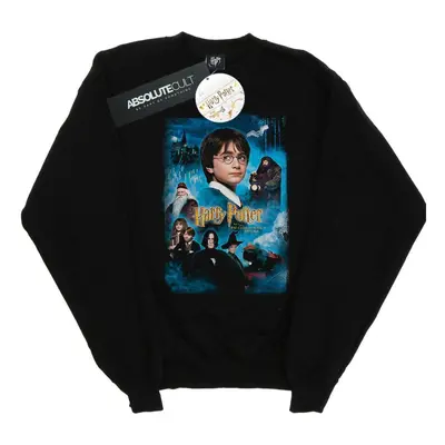 (3XL, Black) Harry Potter Mens Philosopher's Stone Sweatshirt